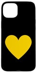 iPhone 15 Plus Yellow Heart, Love and Positivity Case