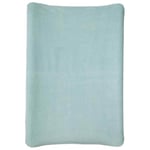 Babycalin - Housse matelas à langer 50x70 cm Bleu Vert - Housse matelas à langer Universelle en éponge 100% Coton - Bords élastiques - Housse de matelas à langer Facile à installer et à laver