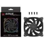 Ventilateur pour Boitier 120mm In Win Sirius Extreme, Noir _ IW-FN-ASE120-1PK