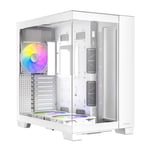 Boitier PC Grand Tour E-ATX Antec Constellation C8 RGB avec panneaux vitrés - Blanc