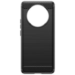 Soft Case for Realme 11 Pro and 11 Pro Plus, Carbon Fiber Effect, Black