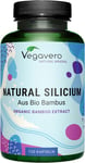 Organic Silica Supplement 300 Mg | High Bioavailability | 100% Natural from Bamb