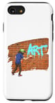 Coque pour iPhone SE (2020) / 7 / 8 Peinture en spray graffiti pour décoration murale - Peut faire vibrer la brique