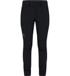 Haglöfs Morän Softshell Slim Pant Women Svart 42 - Fri frakt