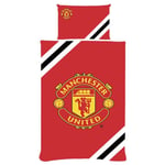 Manchester United Sengesett - Rød/Hvit - Taylors Merchandise, størrelse One Size