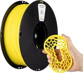 95A TPU Filament 1,75mm , Filament TPU flexible pour imprimante 3D, Haute Ténacité et Flexibilité, Précision Dimensionnelle +/- 0,05mm, 1kg(2,2lbs), Jaune.[G416]