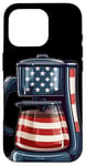 iPhone 16 Pro Funny coffee maker in American style Case