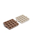 Nuuroo Morgan ice cube tray 2-pack - Creme / Light Brown