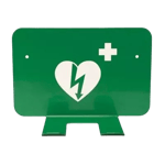 VÃ¤ggfÃ¤ste till defibrillator - GrÃ¶n