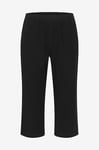 KAFFE Curve - Byxor kcNana Culotte Pants - Svart