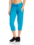 Urban Classics Women's Ladies French Terry Capri Trouser, Turquoise (Turquoise 00217), 10 (Size: Small)