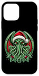 Coque pour iPhone 12 mini Cthulhu Christmas Lovecraft et Miskatonic Necronomicon