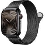 ORRLBB Strap Compatible with Apple Watch Straps Women Men, Patented Stainless Steel Milanese Loop for iWatch Series 10 9 8 7 6 5 4 3 SE2 SE Ultra2 Ultra 49mm 46mm 45mm 44mm 42mm 41mm 40mm 38mm