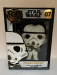 Funko Pop Pin Star Wars Stormtrooper #07 Enamel Disney Store NEW RARE UK C 3P0