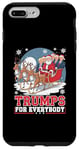 Coque pour iPhone 7 Plus/8 Plus Trumps For Everybody Santa Sleigh Christmas Holiday (Les