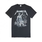 Amplified Mens Metallica Justice For All Slim T-Shirt