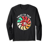 Retro Vintage Rotary Dial Twist To Talk Rotary Phone Long Sleeve T-Shirt