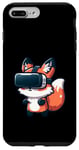 Coque pour iPhone 7 Plus/8 Plus Cute Fox VR Fox Jeu de réalité virtuelle