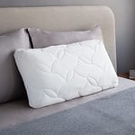 Komfortec Oreiller de Nuque en Mousse à mémoire de Forme avec Housse en Aloe Vera et Bambou - Coussin orthopédique en Mousse à mémoire de Forme Ergonomique de qualité supérieure (70 x 36 x 8 cm)