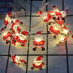 Jul 2m 20 Led String Fairy Lights Garland Dekor Party Xmas Tree Hängande Lampa Inomhus Utomhus Hem Öppen spis Mantel Dekorationer Christmas Snowman