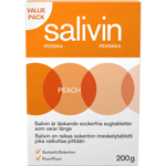 Salivin Sugtablett Persika Munntorrhet | 200 g