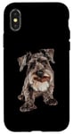 iPhone X/XS Miniature Schnauzer Chocolate Case