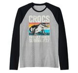 Crocs The Ultimate Survivalists Crocodile Raglan Baseball Tee