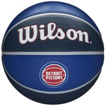 ballons de basket Unisexe, Wilson NBA Team Detroit Pistons Ball, Bleu marine