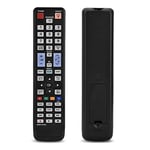 Zerone Remote Control Replacement, BN59-01015A for Samsung Smart TV, Universal, Infrared, Buttons Control, 8m Range, AAA Batteries, Black, Remote Controls