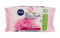 Rose Touch Micellar Wipes With Organic Rose Water (W,25 Pcs)