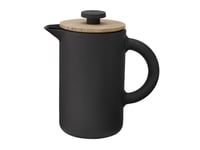 Stelton X-636, Fransk Press, 0,8 L, Svart, Stengods, 185 Mm, 105 Mm