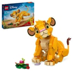 LEGO | Disney 43243 Simba, le bebe du Roi lion, jouet de construction, idee c...