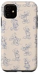 Coque pour iPhone 11 Disney Mickey et Minnie Mouse Retro Vintage Art Reactions