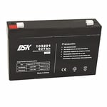 DSK 103201 - Batterie au Plomb AGM Rechargeable scellée 6V 7Ah. Idéal pour Les Voitures et Les Motos électriques pour Enfants, Scooters, systèmes UPS, systèmes de sécurit. Le Gel ne se renverse Pas