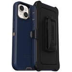 OtterBox DEFENDER SERIES SCREENLESS Case for iPhone 14 Plus - BLUE SUEDE SHOES (Blue)