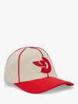 Deus ex Machina Heavy D Trucker Cap, Vintage White/Red