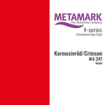 Metamark Vinyl Blank - 30x100 cm Karmosinröd