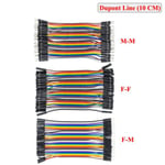 1set 10CM Ligne Dupont 10cm/20CM/30CM mâle à mâle + femelle à mâle + femelle à femelle câble de raccordement Dupont pour KIT de bricolage arduino