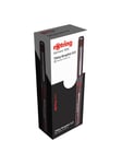 Rotring Tikky Graphic Fibre Tip Pen | 0.30 mm | Black Ink | Burgundy Barrels | Box of 12