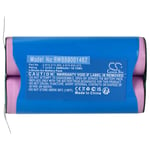 vhbw Batterie remplacement pour Dremel 2.610.013.393, 2.610.930.072 pour outil électrique (2600 mAh, Li-ion, 7,2 V)