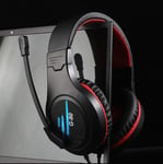 Gaming Headset For Xbox One PS4 PS5 Nintendo Switch PC 3.5mm Mic Headphones LED