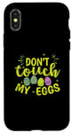 iPhone X/XS Don't touch my Eggs Easter colorful Easter Eggs Case