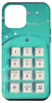 Coque pour iPhone 15 Pro Max Téléphone rétro années 80/90 Turquoise Old School Nostalgie