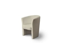 Kori - fauteuil cabriolet - en tissu bouclette tendance - Lisa Design