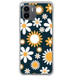 Coque Silicone Anti-chocs pour Xiaomi Redmi A1 Design Fleurs 08 Dessins