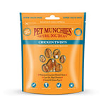 Pet Munchies Chicken Twists Dog Treats, Value Pack Grain Free Dental Sticks with Natural Real Meat, Low in Fat and High in Protein 290g (Pack of 3)