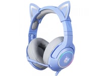 Gaming Headset K9 Rgb Cat-Ear Usb Blue