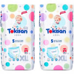 Japanilaiset housuvaipat Tokisan Premium Pants XL, koko 5, 9-17 kg, 80 kpl