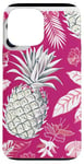 Coque pour iPhone 13 Pro Max Festive Tropical Ananas Coque de téléphone Motif Noël