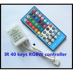 4st/lot Ersättnings universal fjärrkontroll 40 nycklar IR LED RGBW Controller, DC12-2